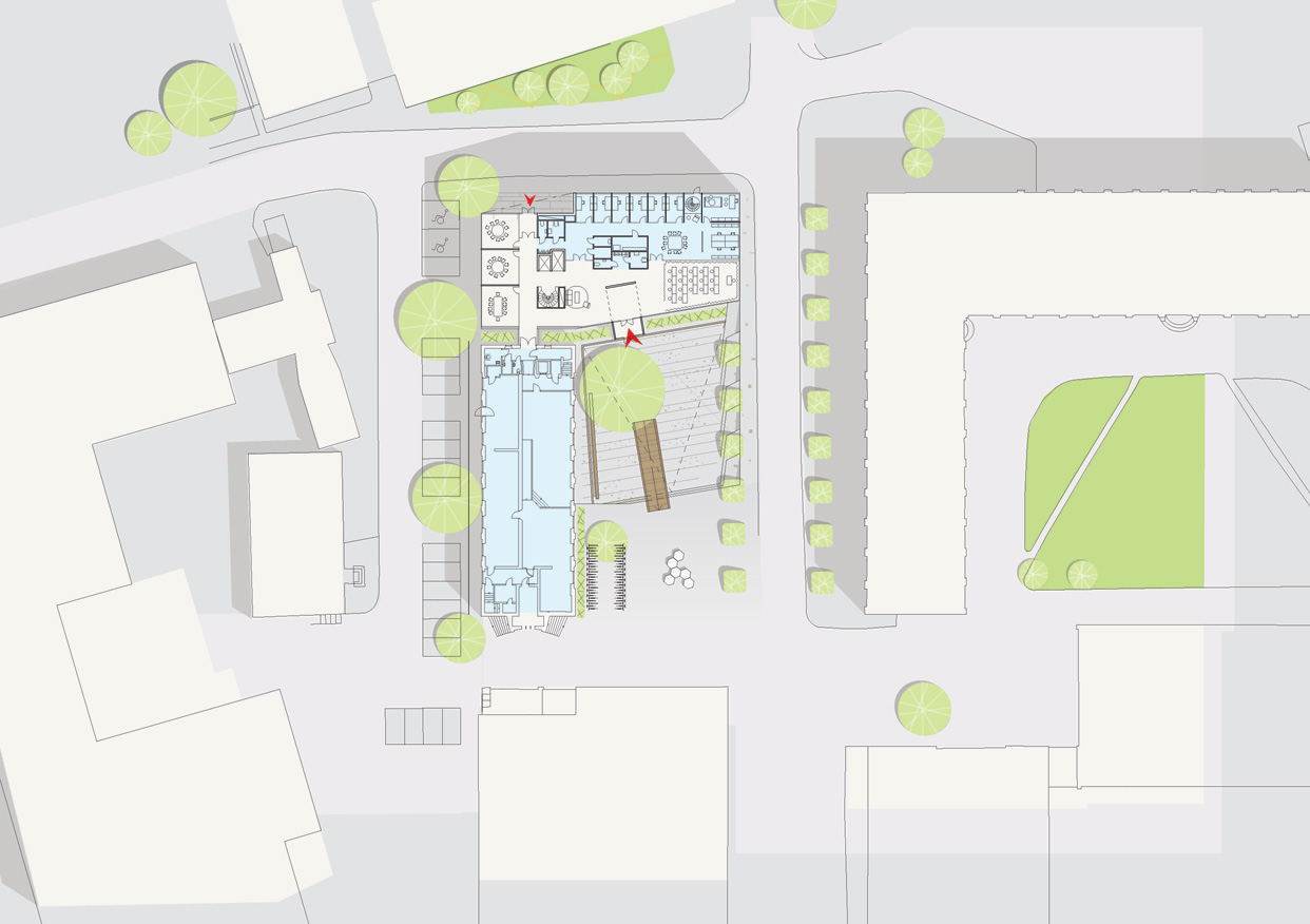 KTH_Högskola_Universitet_Forskningslokaler_Kontor_Energieffektiva_Site_Plan_Varg_Arkitekter
